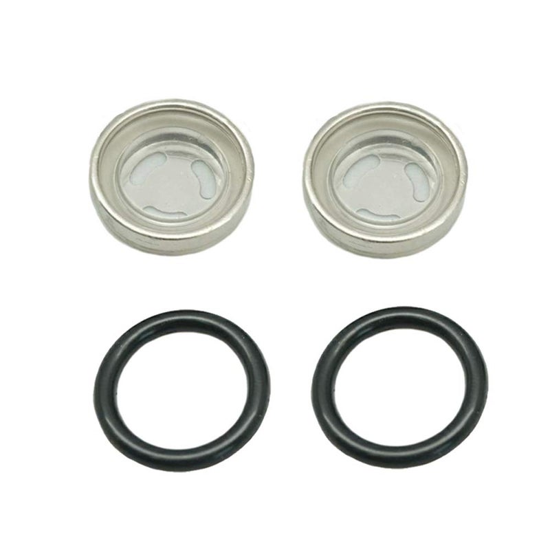 LE LEFOSSI 2 Sets 18mm Sight Glass Lens Gasket Repair Kit Motorcycle Front Rear Brake Clutch Master Cylinder - Image 1